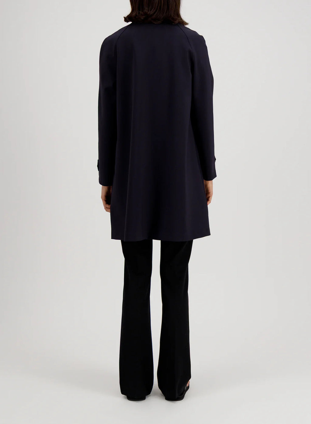 Mac Coat Scuba - Navy Blue