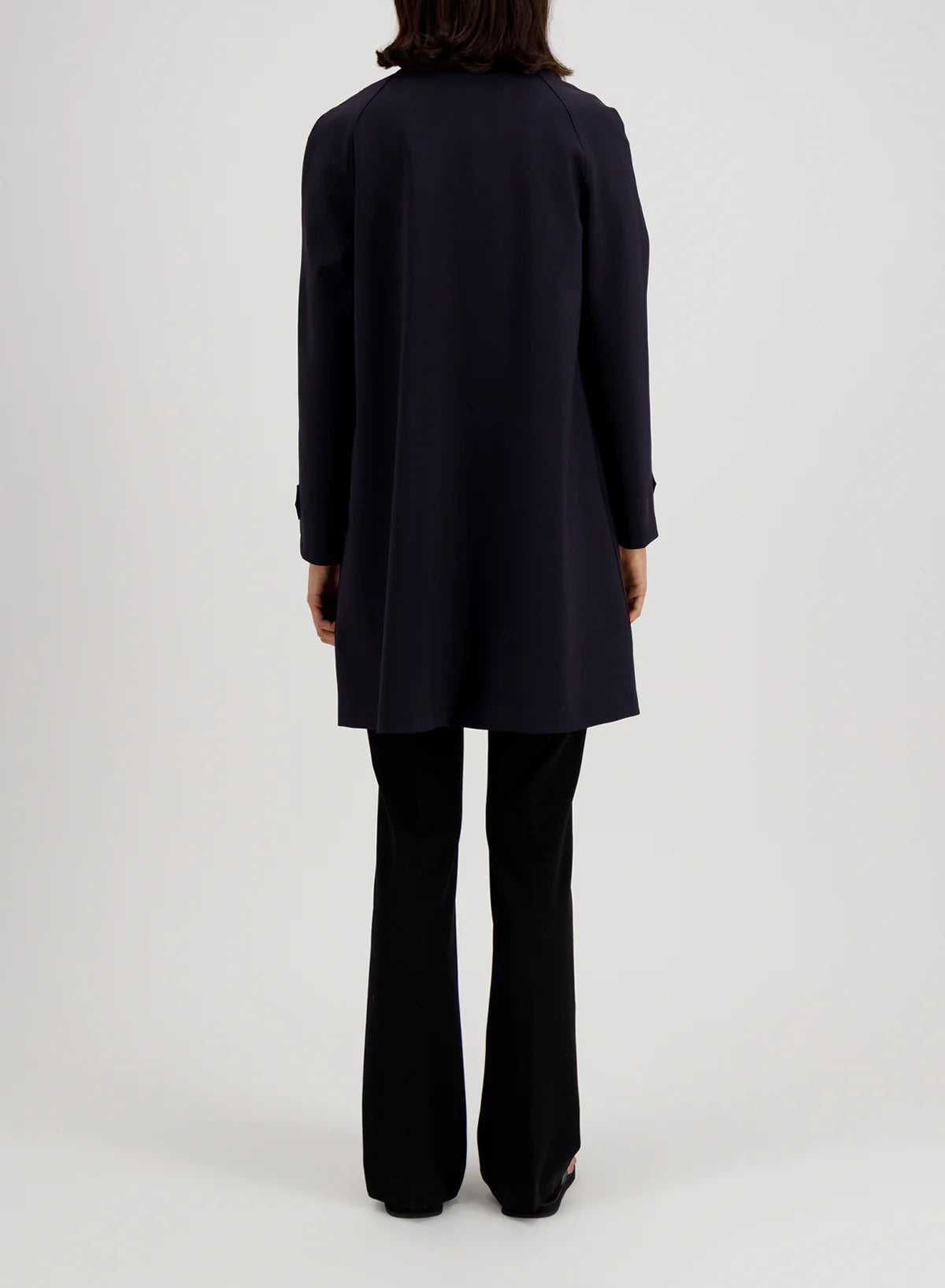 Mac Coat Scuba - Navy Blue